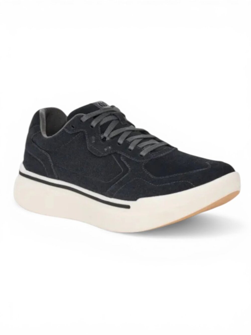 Ahnu Men's Black White Sequence 1.1 Suede Sneakers Shoes 9.5 New In Box NIB